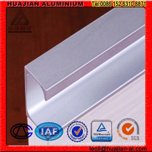 China Anodized Aluminium Extrusion Profiles for Furniture